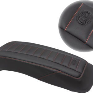 Saddlebag Lid Covers - Black/Red - '14-'21 FL