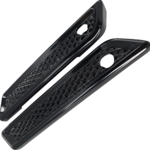 Saddlebag Hinge Cover - Diamondback - Black