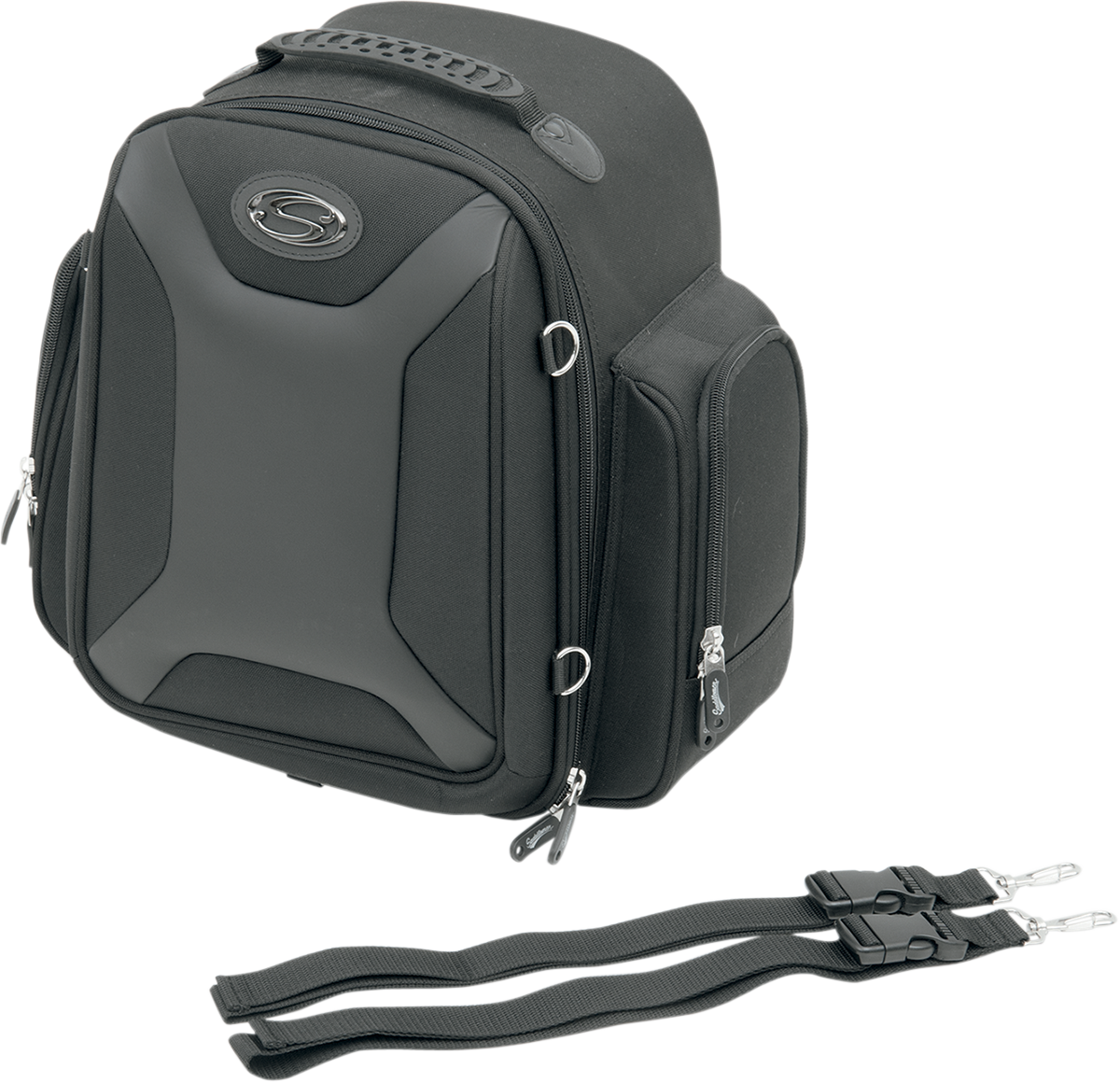 Sport Sissy Bar Bag - Black - Image 5
