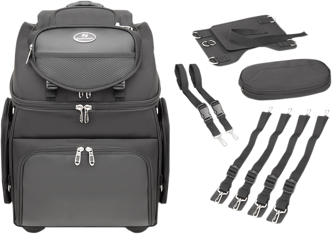Sissy Bar Bag - Black - Image 10