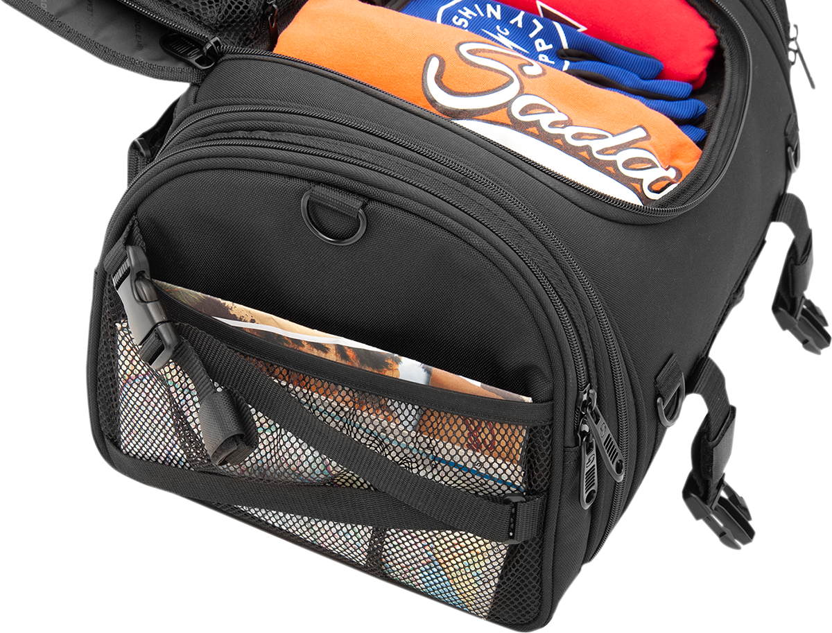 TR2300DE TL Sissy Bar Bag - Black - Image 7