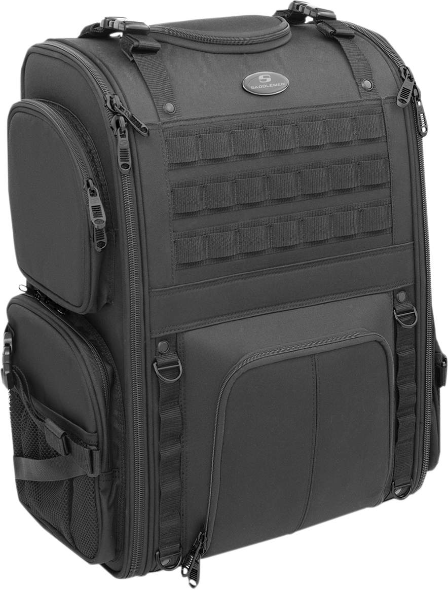 S3500 Tactical Sissy Bar Bag - Black - Image 8