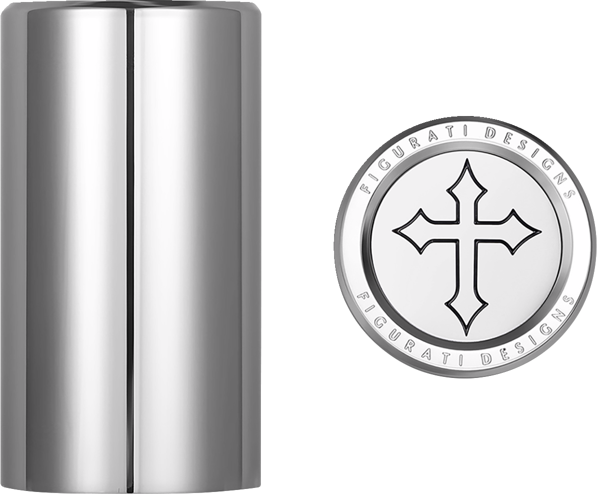 Docking Hardware Covers - Cross - Long Stainless Steel