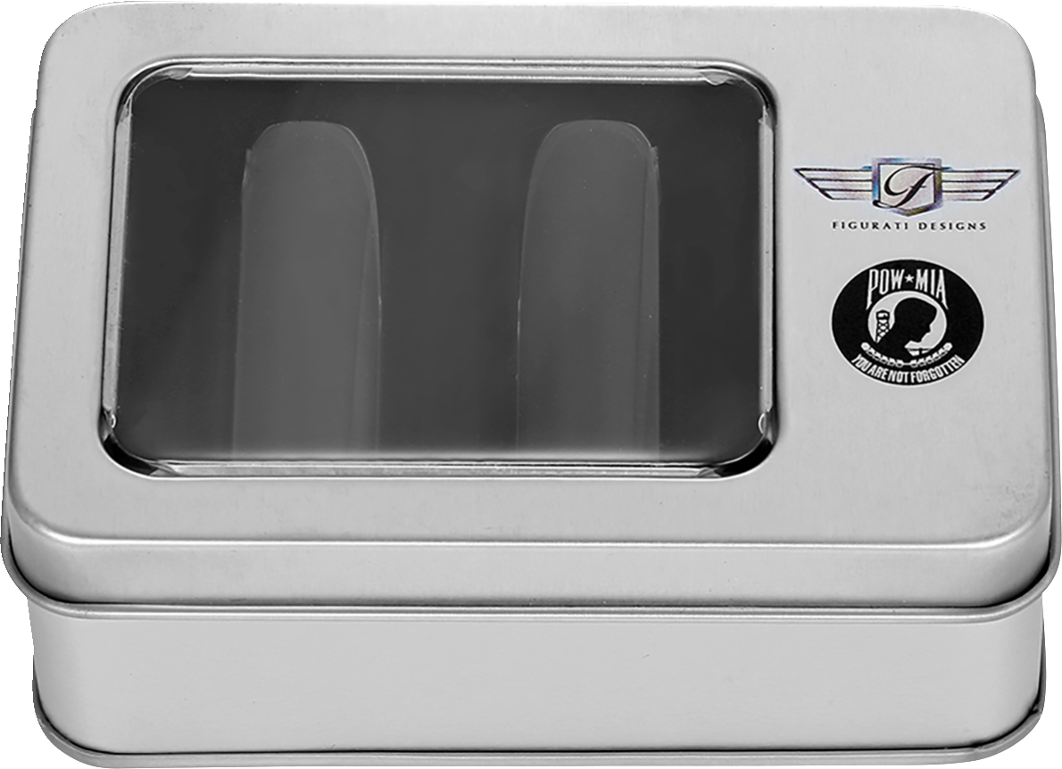 Docking Hardware Covers - POW MIA - Long - Black