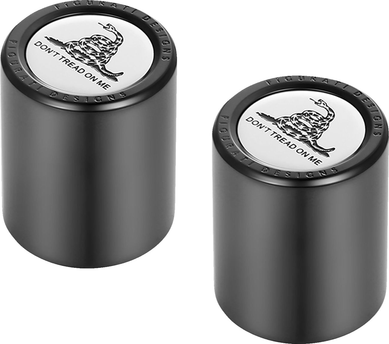 Docking Hardware Covers - Don't Tread On Me - Black - Image 3