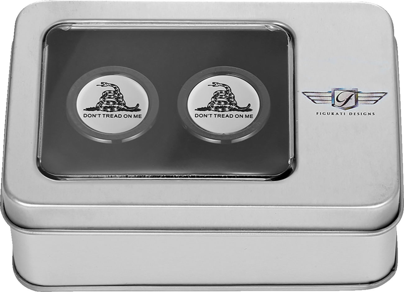 Docking Hardware Covers - Don't Tread On Me - Black - Image 2