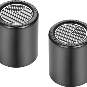 Docking Hardware Covers - American Flag - Short - Contrast Cut - Black
