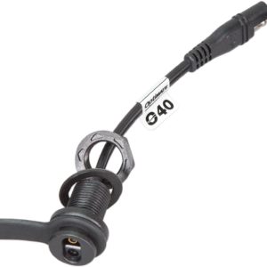Weatherproof SAE Thin Panel Mount Socket O-40 - Short