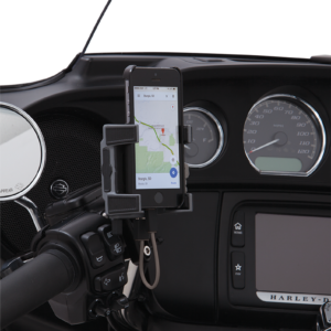 Premium Holder W/Charger - Black Mount