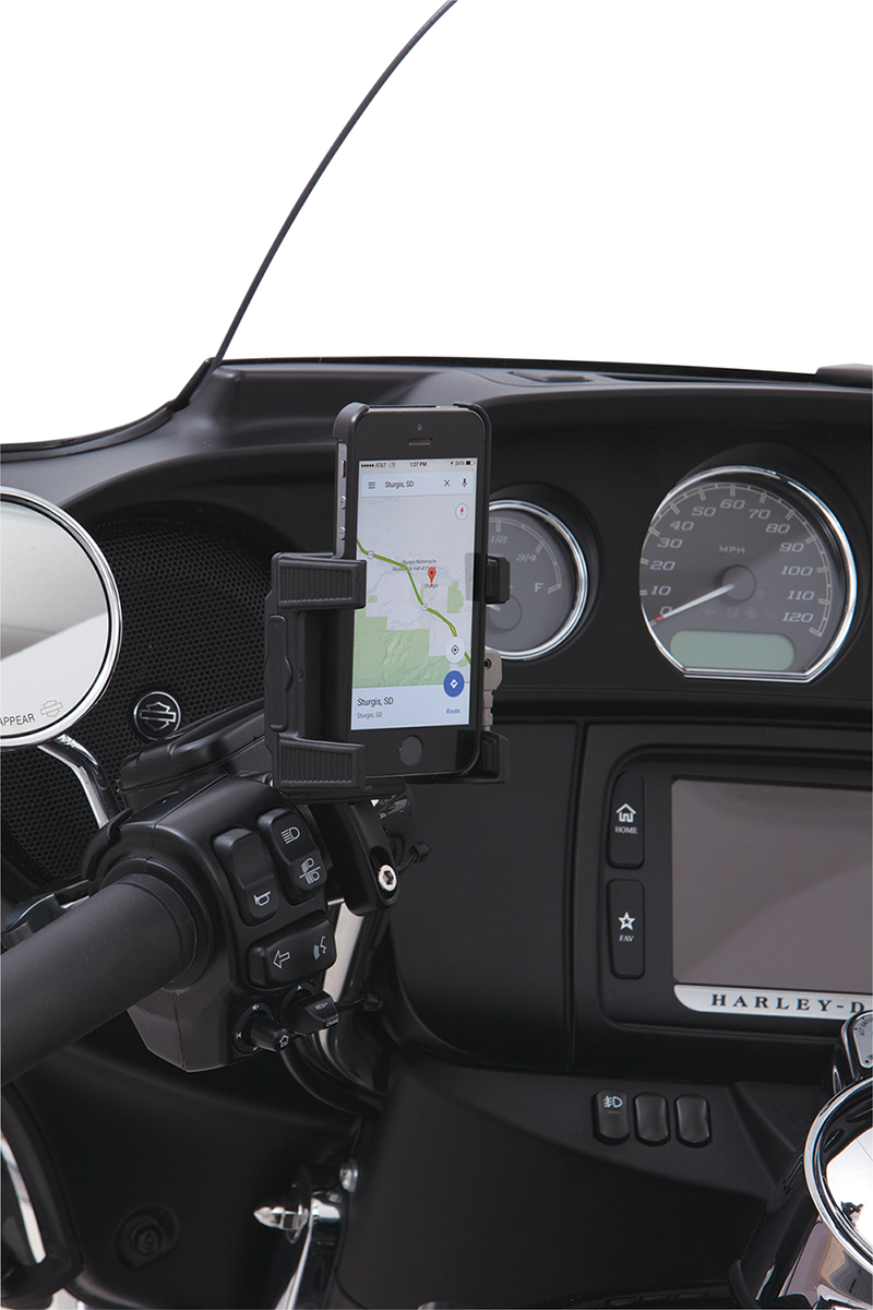 Smartphone/GPS Holder - without Charger - Black