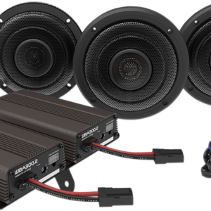 Front/Rear Speaker Kit with Amp