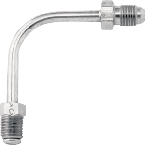 Tube Adapter - 90° - Short - Chrome