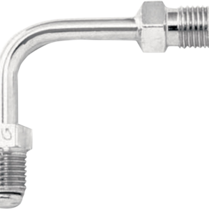 Tube Adapter - 90° - Long - Chrome