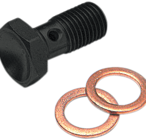 Banjo Bolt - 3/8-24 - Single - Black