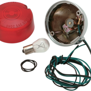 Rear Turn Signal Assembly - Red - Single Filament
