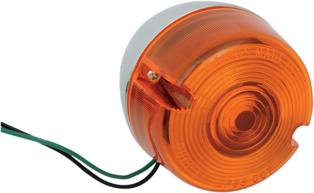 Rear Turn Signal Assembly - Amber - Single Filament