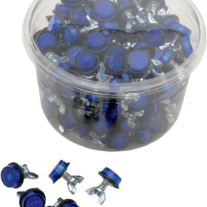 License Plate Reflectors - 150ct Tub - Blue