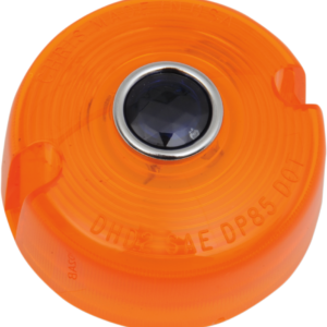 Turn Signal Lens - '86-'99 FX/XL - Amber with Blue Dot