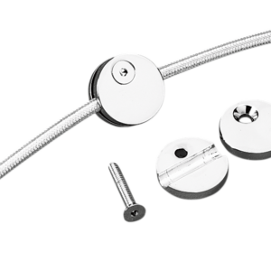 Brake Line Sandwich - Chrome