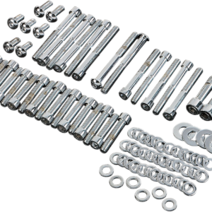Bolt Kit - Side Cover - Socket-Head - Chrome