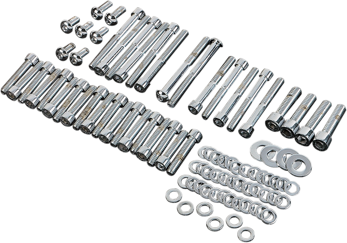 Bolt Kit - Side Cover - Socket-Head - Chrome