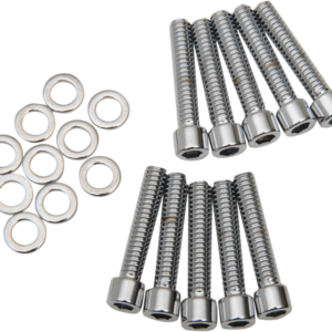 Bolt Kit - Camshaft Cover - Polished - Dyna/FL