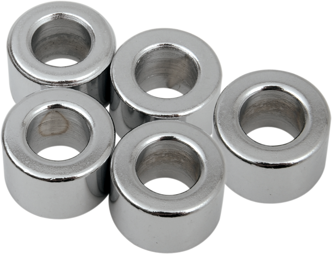 Spacer - Chrome - 3/8" x 3/4" x 1/2"