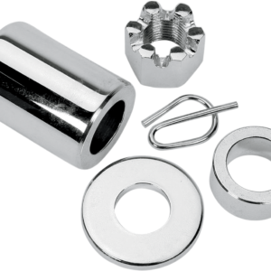 Axle Spacer - Rear - Chrome - Kit - 00-05 Dyna