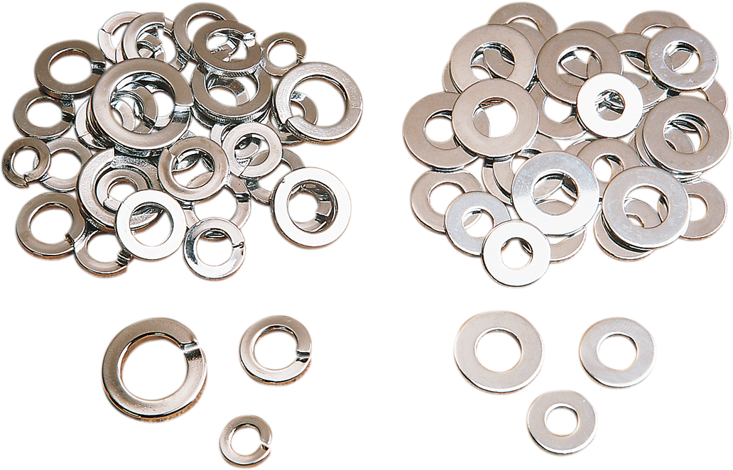 Washers - Lock - Chrome - Kit
