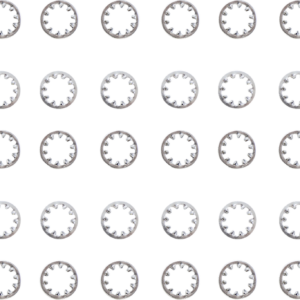 Inside Washer - Star - Chrome - 3/8"