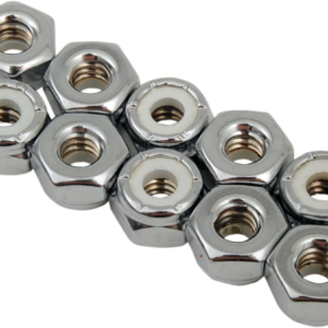 Nuts - Nylon - Chrome - 10-24