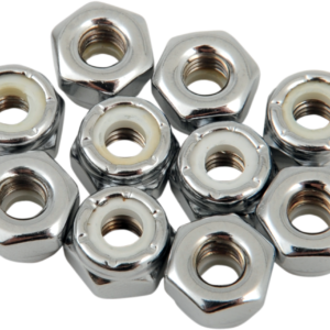 Nuts - Nylon - Chrome - 10-32