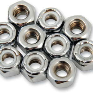 Nuts - Nylon - Chrome - 1/4"-20