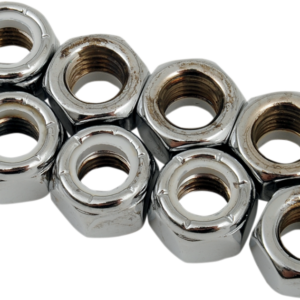 Nuts - Nylon - Chrome - 5/16"-24