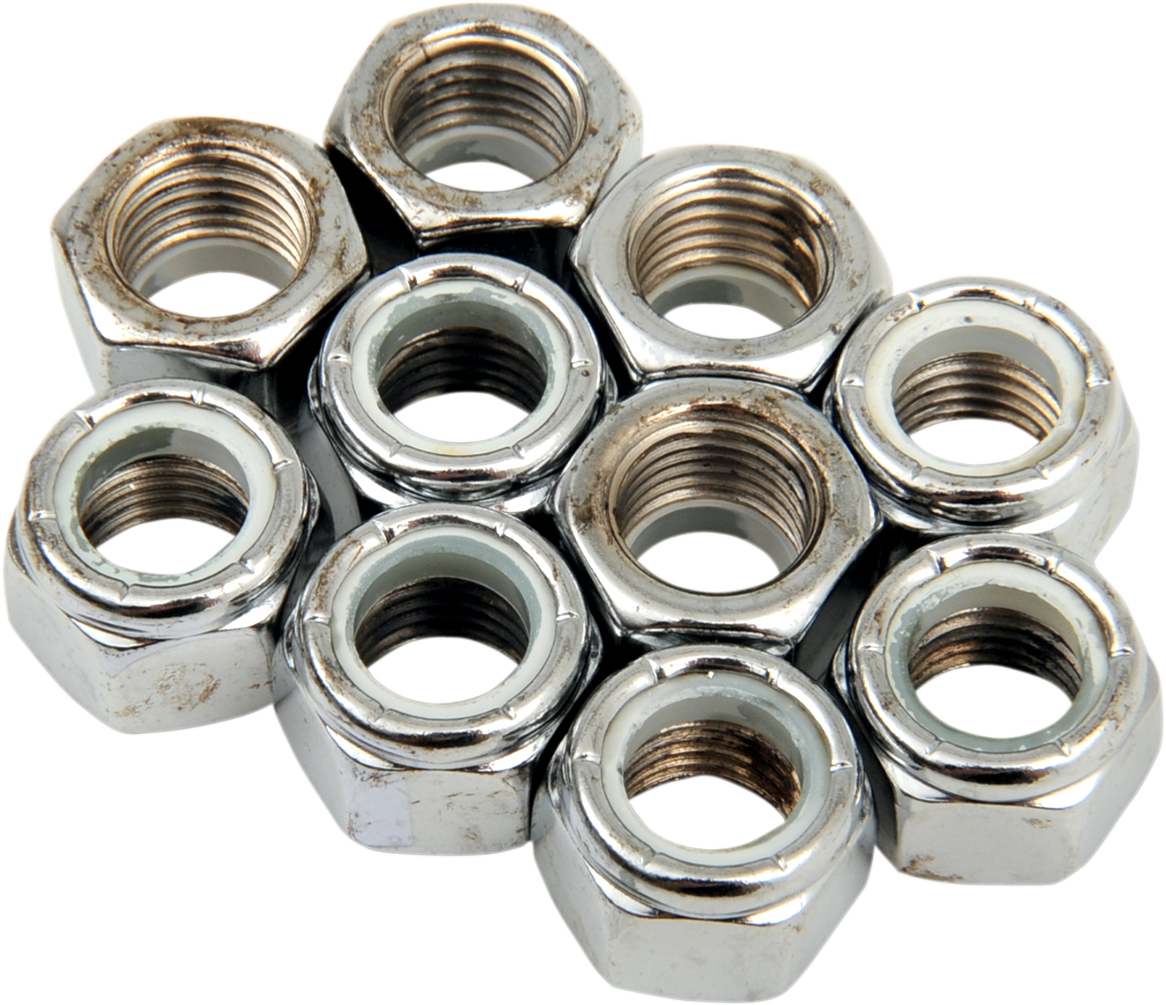 Nuts - Nylon - Chrome - 7/16"-20