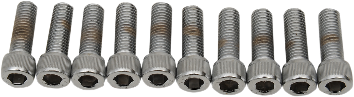 Bolts - Socket-Head/Replacement - Knurled/Fine Thread - 1/4"-28 x 1" - 10 Pack