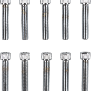 Bolts - Socket-Head/Replacement - Knurled/Fine Thread - 1/4"-28 x 1-1/4" - 10 Pack