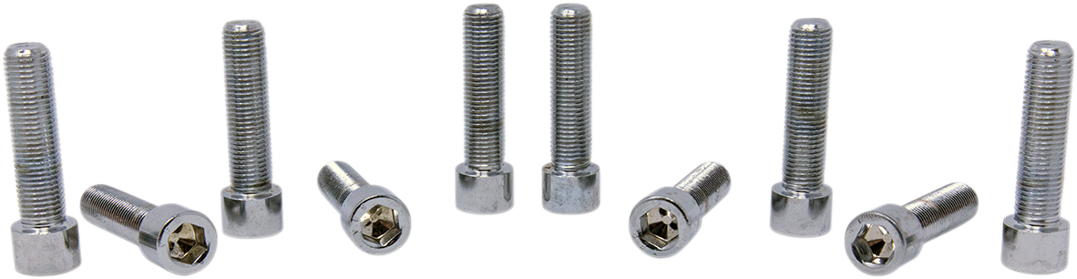 Bolts - Socket-Head/Replacement - Smooth/Fine Thread - 3/8"-24 x 1-3/4" - 10 Pack