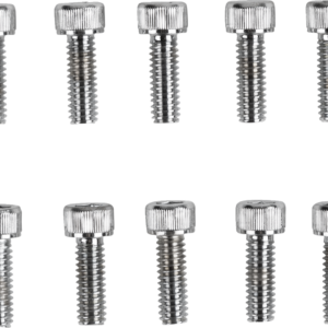 Bolts - Socket-Head - Replacement - Knurled/Coarse Thread - #8-32 x 1/2" - 10 Pack