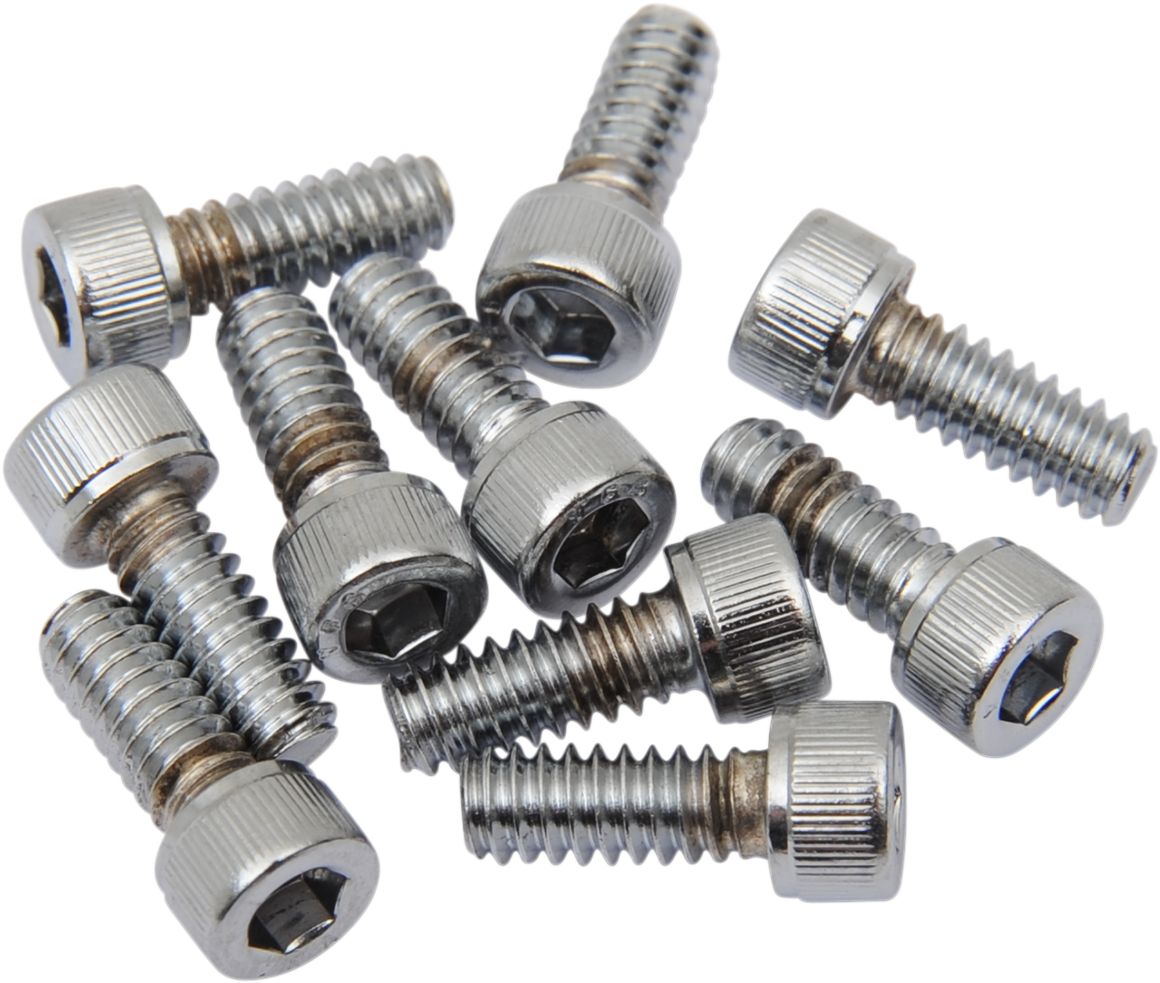Bolts - Socket-Head - Replacement - Knurled/Coarse Thread - #10-24 x 3/8" - 10 Pack