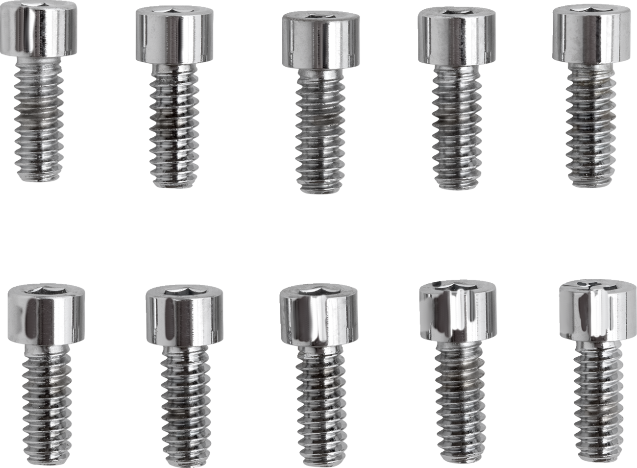 Bolts - Socket-Head - Replacement - Smooth/Coarse Thread - #10-24 x 1/2" - 10 Pack