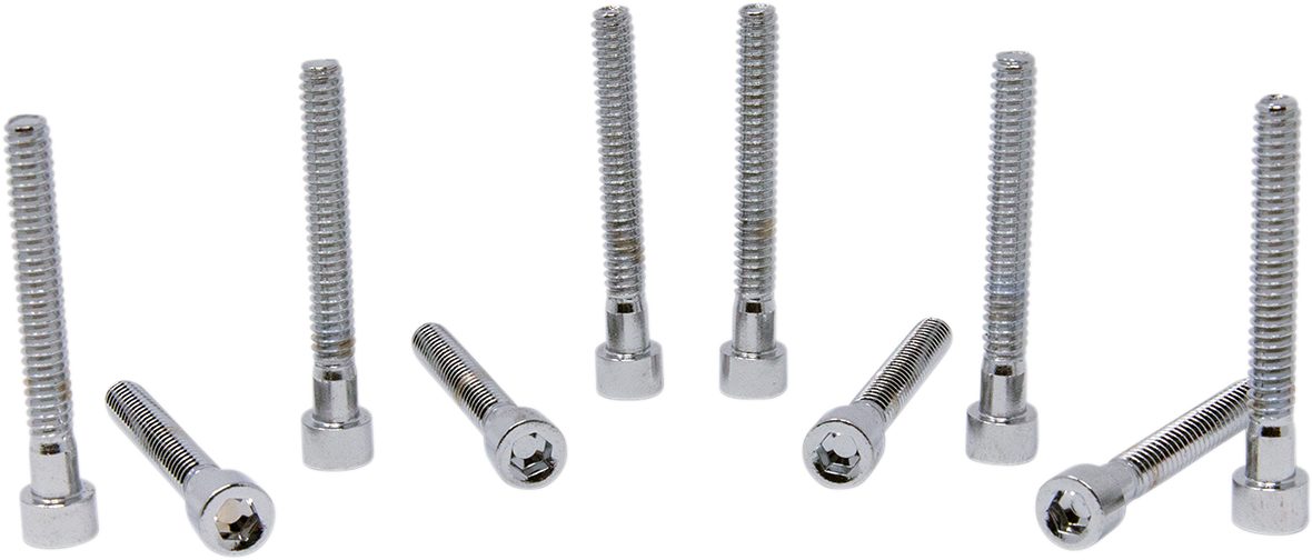 Bolts - Socket-Head - Replacement - Smooth/Coarse Thread - #10-24 x 1-1/2" - 10 Pack