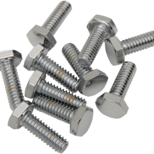 Bolts - Hex-Head - Chrome - 1/4"-20 x 7/8"