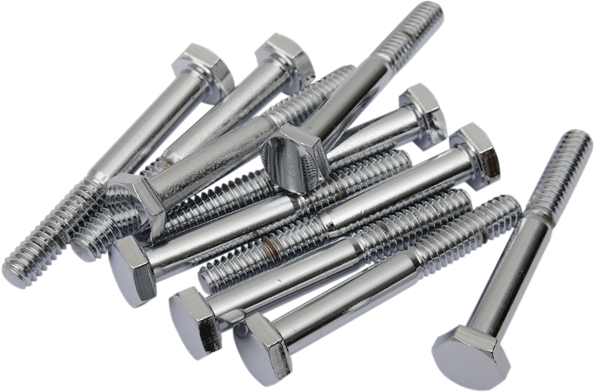 Bolts - Hex-Head - Chrome - 1/4"-20 x 2-1/4" - Image 2