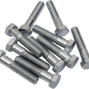 Bolts - Hex-Head - Chrome - 3/8"-16 x 2"