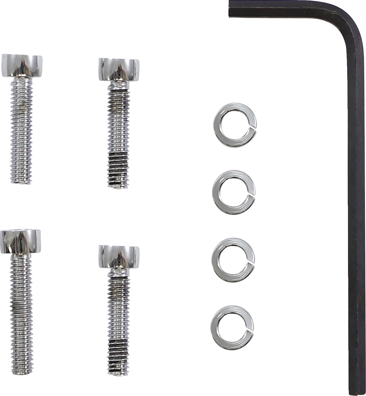 Bolt Kit - CV Carburetor - Top Cover - Socket-Head - Chrome - Image 2