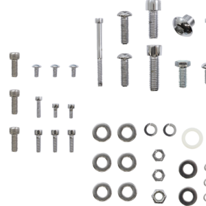 Bolt Kit - S&S E/G Carburetor - Body/Air Cleaner - Socket-Head - Chrome