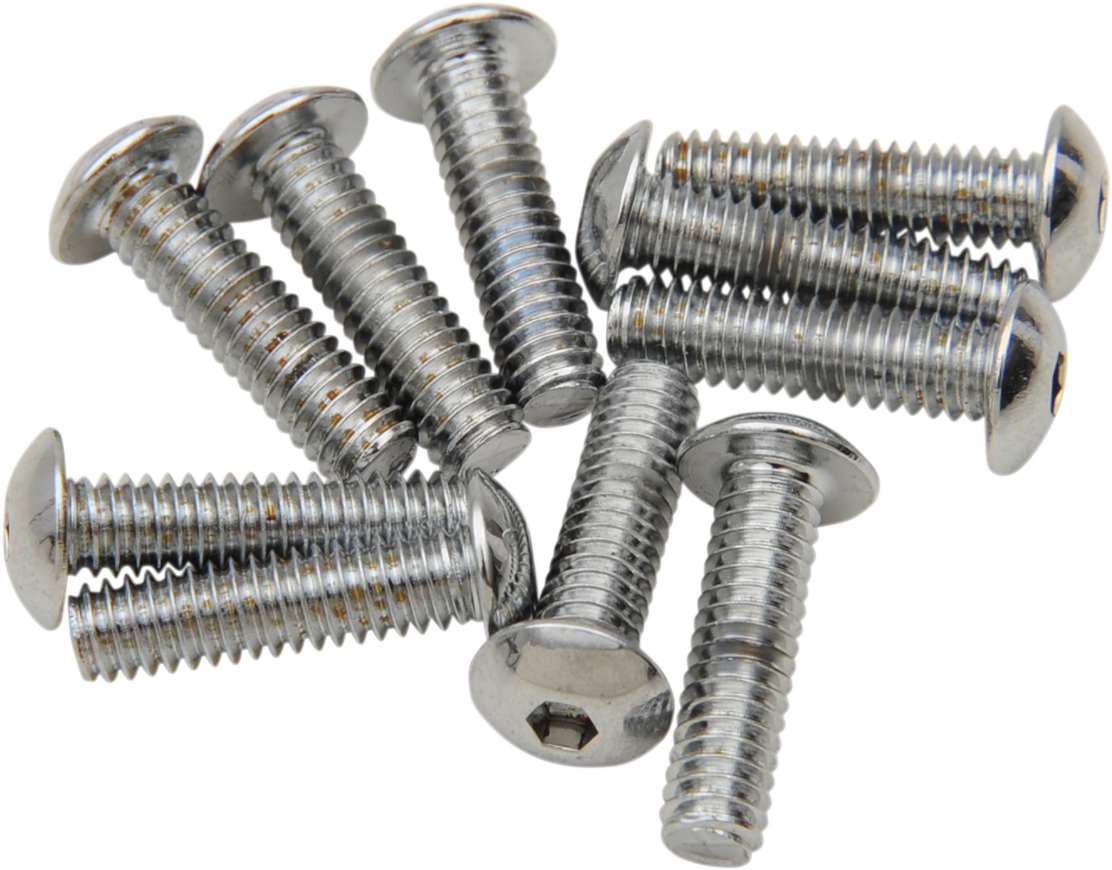 Bolts - Button Head/Replacement - #8-32 x 5/8" - 10 Pack