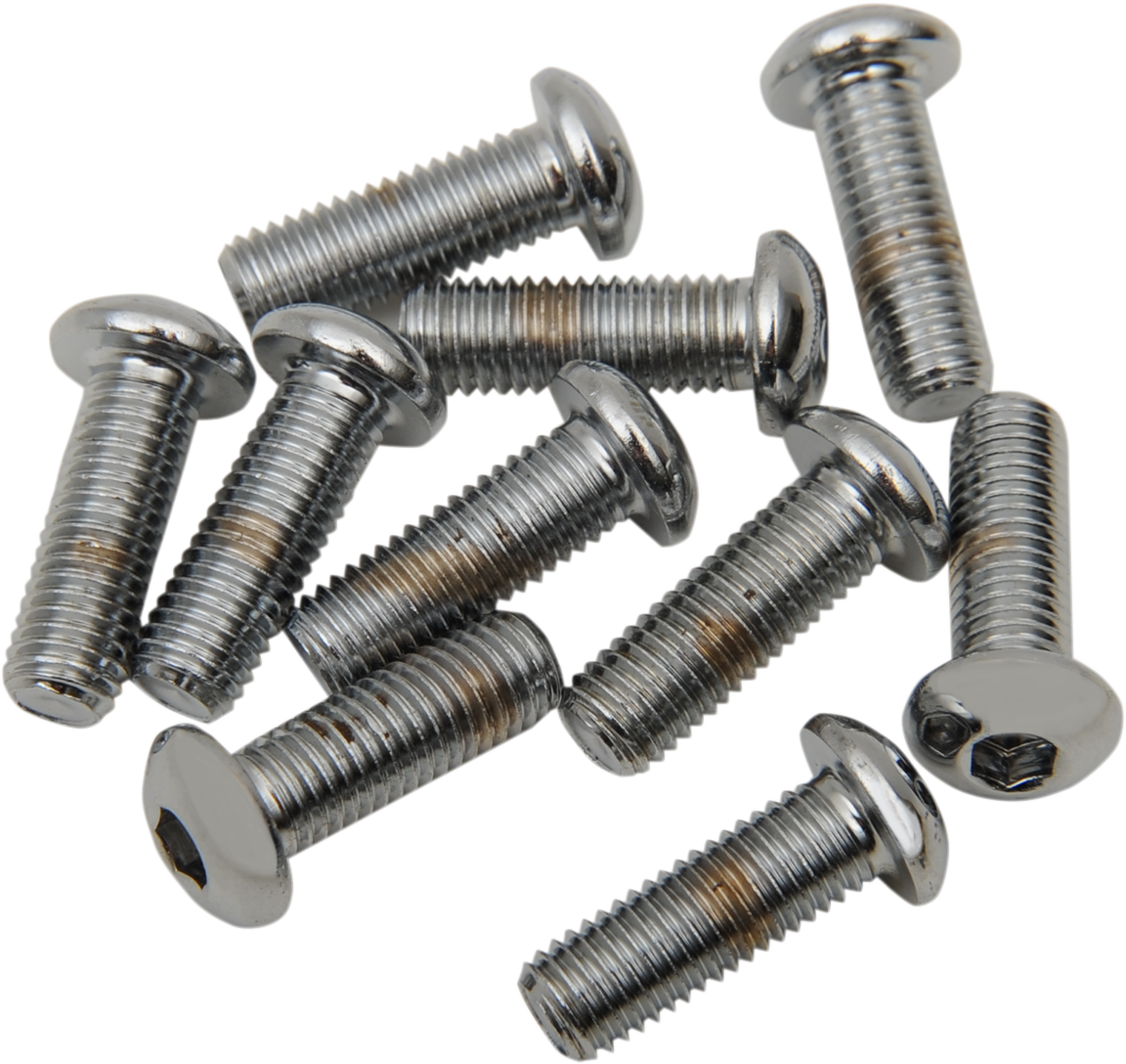 Bolts - Button Head/Replacement - 1/4"-28 x 1/2" - 10 Pack