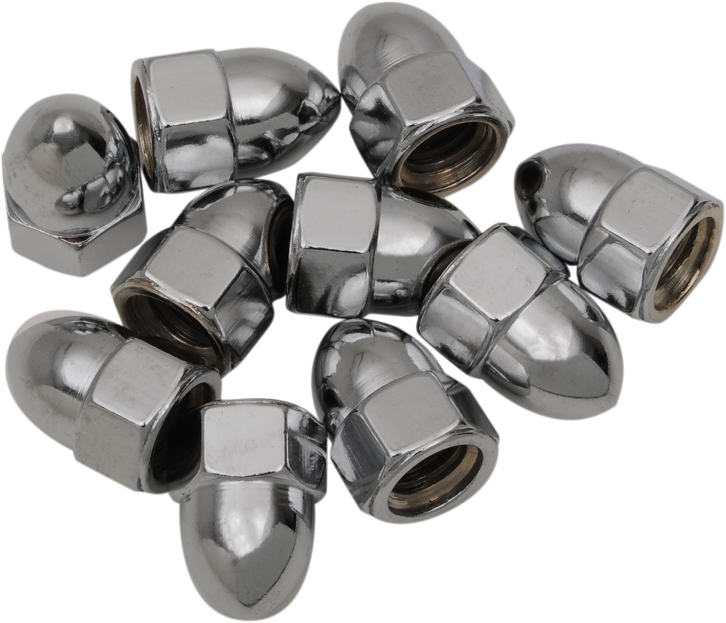 Nut - Acorn - Chrome - 7/16"-20